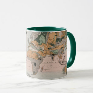 Världens geologiska Karta Mugg