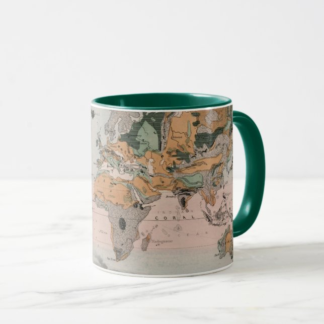 Världens geologiska Karta Mugg (Framsida höger)