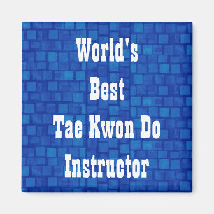 Världens gör bäst Tae Kwon instruktören Magnet