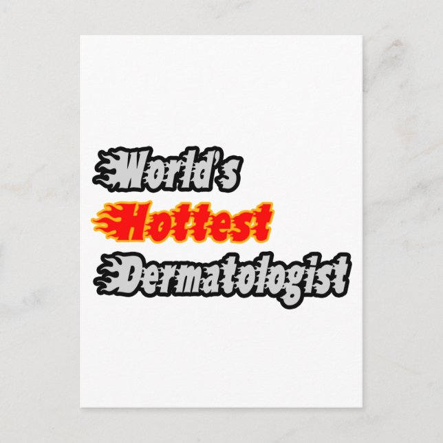 Världens hetaste dermatolog vykort (Framsida)