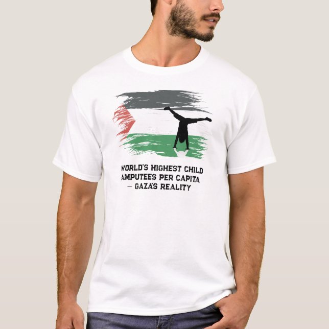 Världens högsta antal barnamputeringar per capita  t shirt (Framsida)