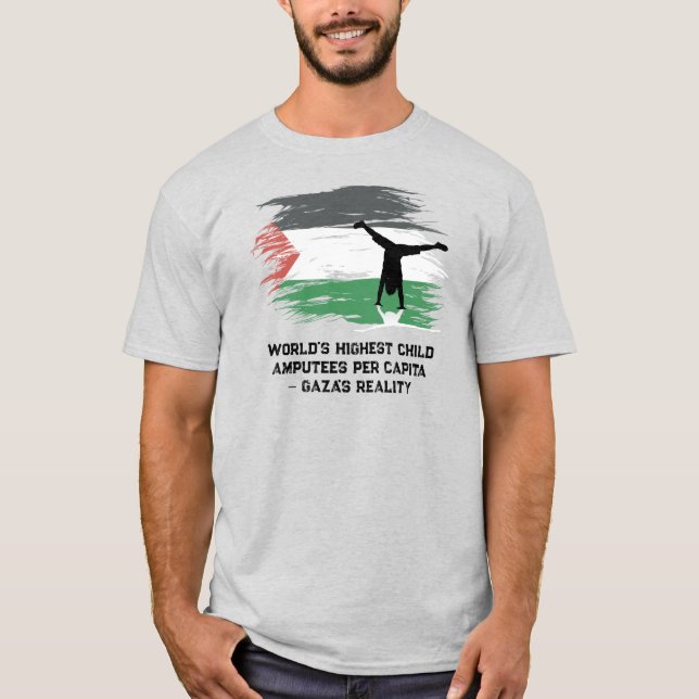 Världens högsta barnsändare per capita - Gaza T Shirt (Framsida)