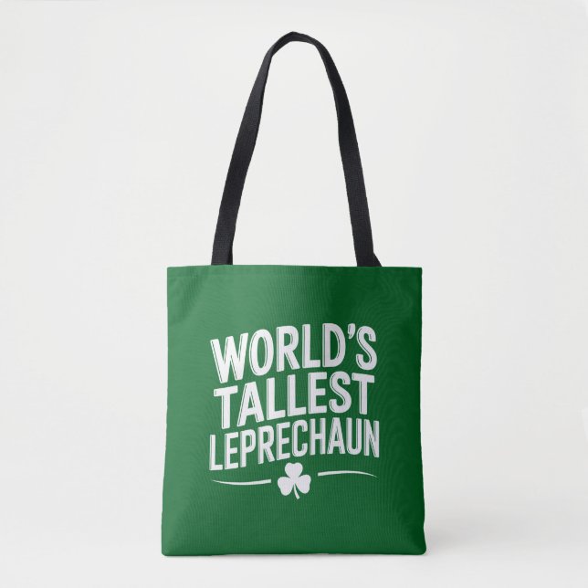 Världens högsta läppjätte St. Patrick's Day Tygkasse (Framsida)