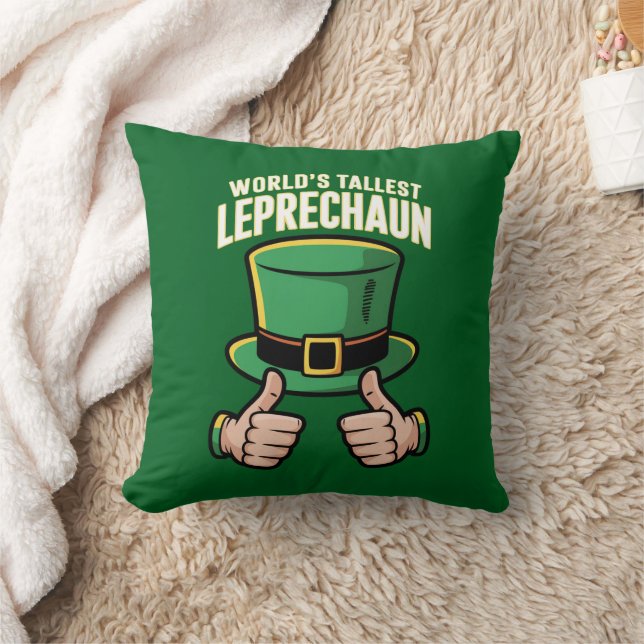 Världens högsta leprechaun rolig irländsk humor kudde (Filt)