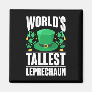 Världens högsta Leprechaun rolig St. Patricks Day Magnet