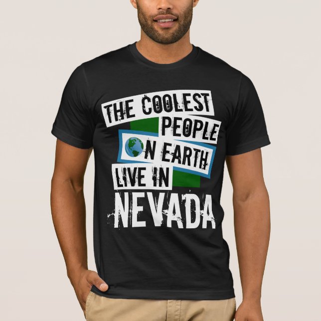 Världens kallaste folk bor i Nevada Tee (Framsida)