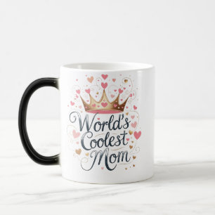 Världens kallaste Mamma Mugg - Krona och hjärtan v