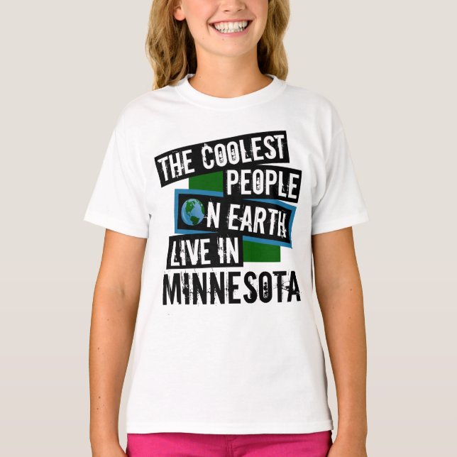 Världens kallaste människor bor i Minnesota T Shirt (Framsida)