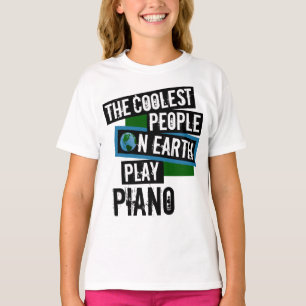 Världens kallaste människor spelar Piano T Shirt
