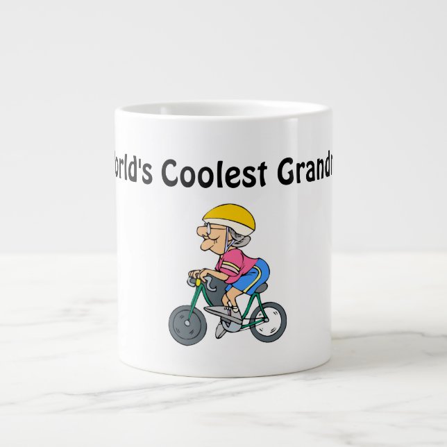 Världens kallaste mormor jumbo mugg (Framsidan)