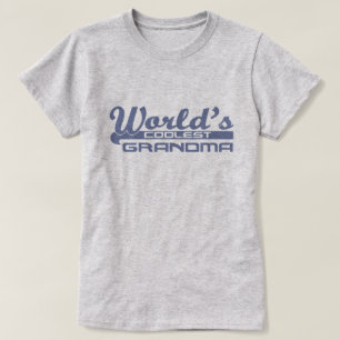Världens kallaste mormor tee shirt