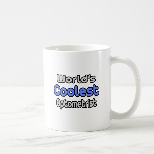 Världens kallaste Optometrist Kaffemugg (Höger)
