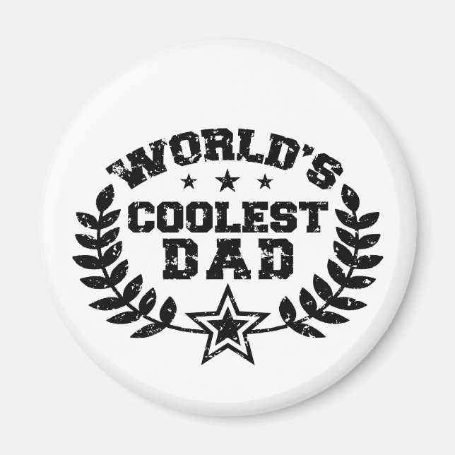 Världens kallaste Pappa Magnet (Framsidan)