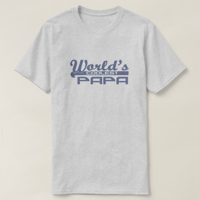 Världens kallaste Pappa Tee Shirt (Design framsida)