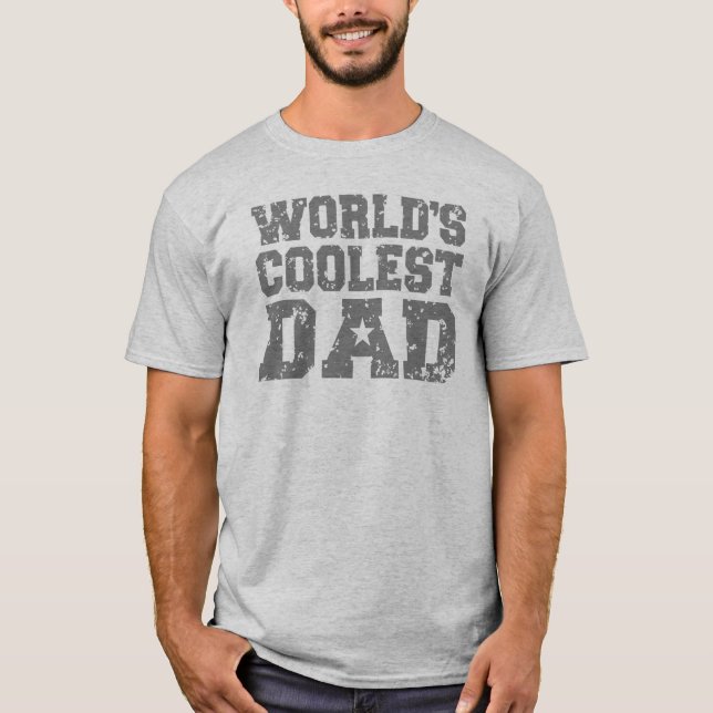 Världens kallaste Pappa Tee Shirt (Framsida)