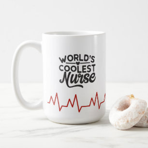 Världens kallaste sjuksköterska kaffemugg