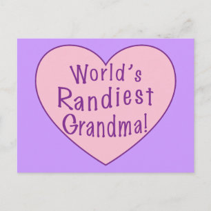 Världens kättaste mormor vykort