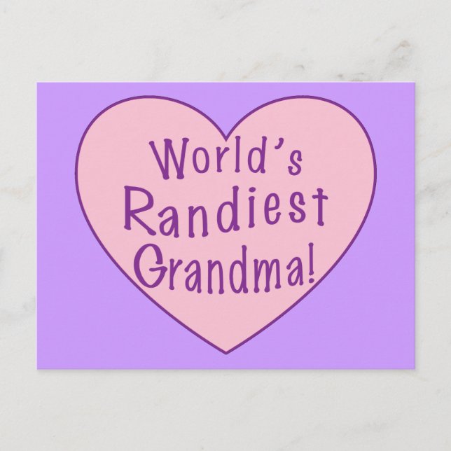 Världens kättaste mormor vykort (Framsida)