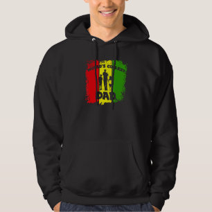 Världens kolaste Pappa Rasta Rastafari Reggae Far Hoodie