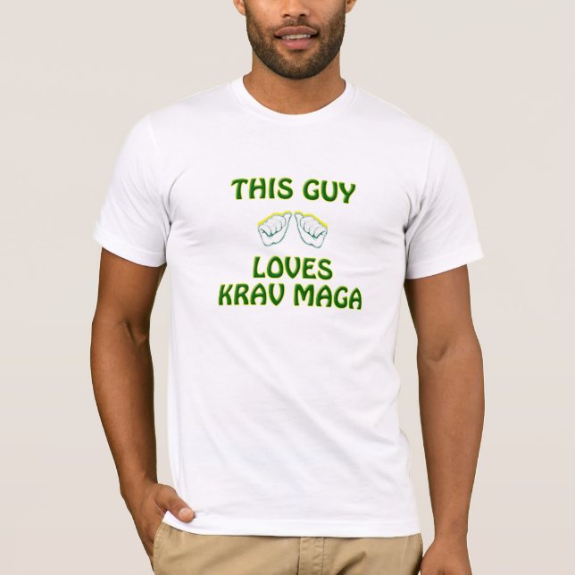 Världens Krav Maga manar T-tröja T Shirt (Framsida)