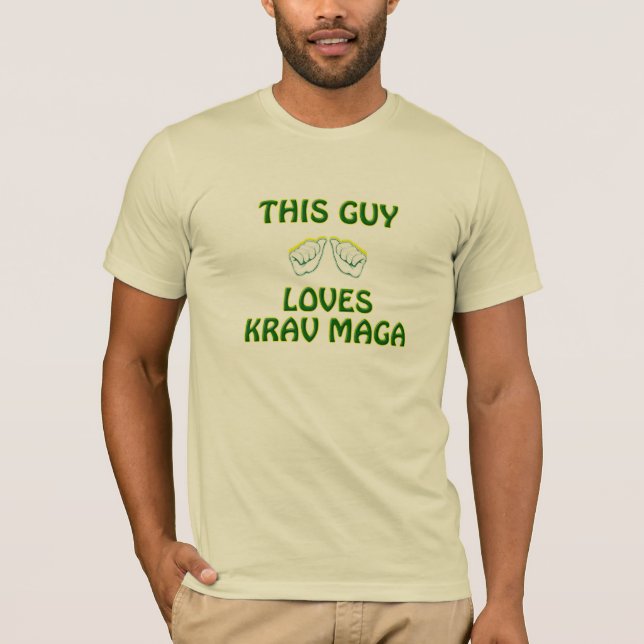 Världens Krav Maga manar T-tröja T Shirt (Framsida)