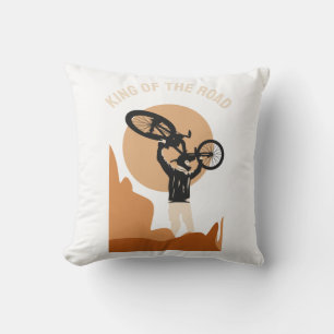 Världens Kung - Cool På Cykel Kudde