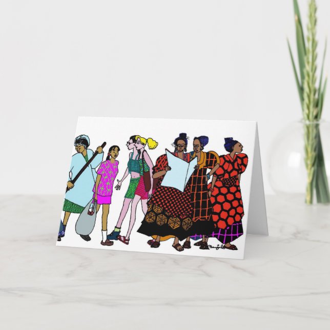 Världens kvinnor - 2 kort (Framsida)