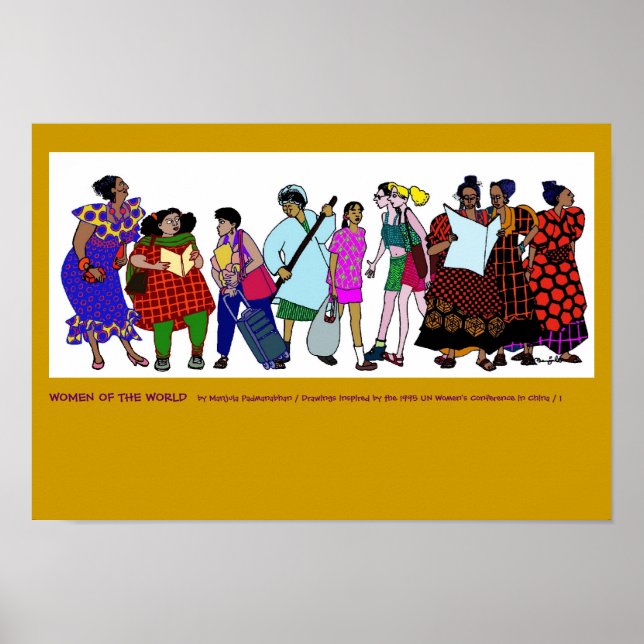 Världens kvinnor POSTER (Framsidan)