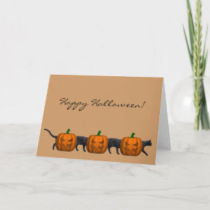 Världens längsta Halloween-katt Kort