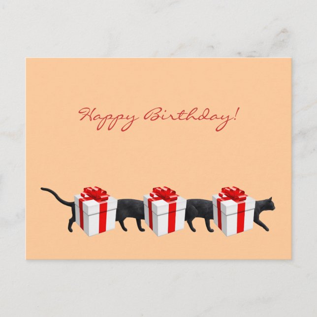 Världens längsta katt vykort (Framsida)