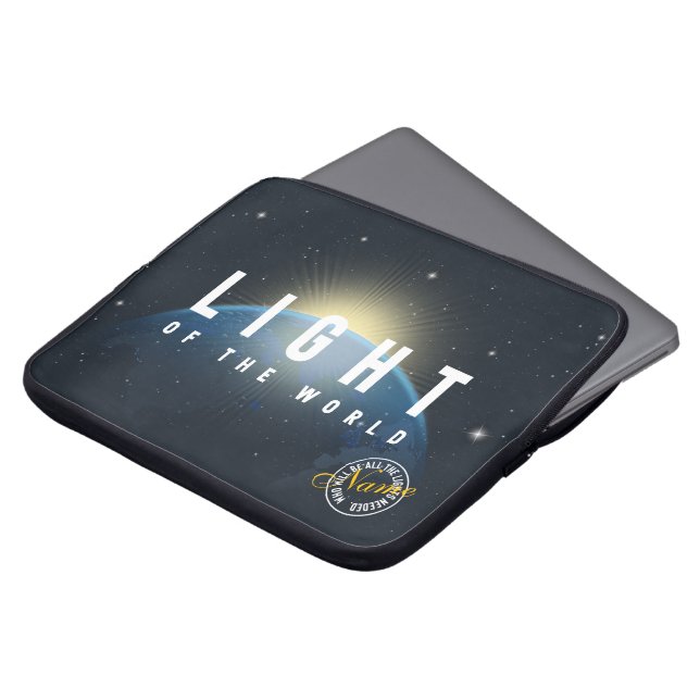 Världens ljus | 15 tum laptop fodral (Framsida topp)