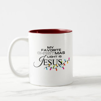 Världens ljus Två-Tonad mugg