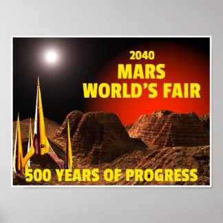 Världens mässa 2040 poster