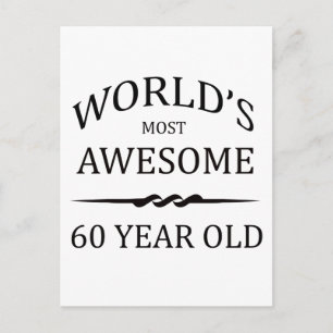 Världens mest 60 år gamla Fantastisk Vykort