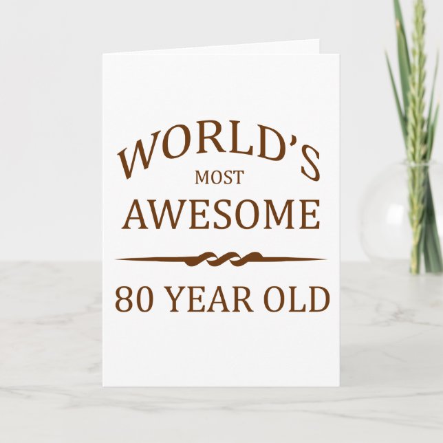 Världens mest 80 år gamla Fantastisk Kort (Framsida)