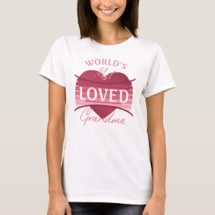 Världens mest älskade mormor t shirt