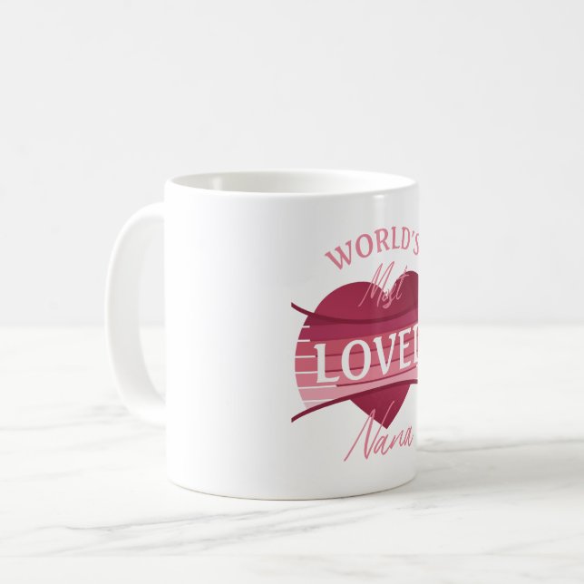 Världens mest älskade Nana Kaffemugg (Framsida vänster)