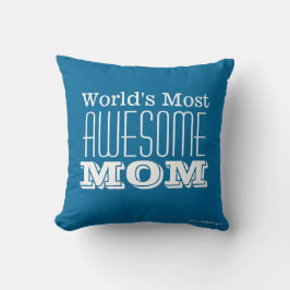 Världens mest AWESOME MAMMA-Text Design Kudde