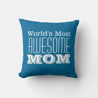 Världens mest AWESOME MAMMA-Text Design Kudde