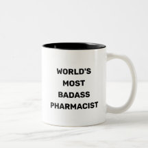 Världens Mest Badass Apotekare Kaffe Mugg