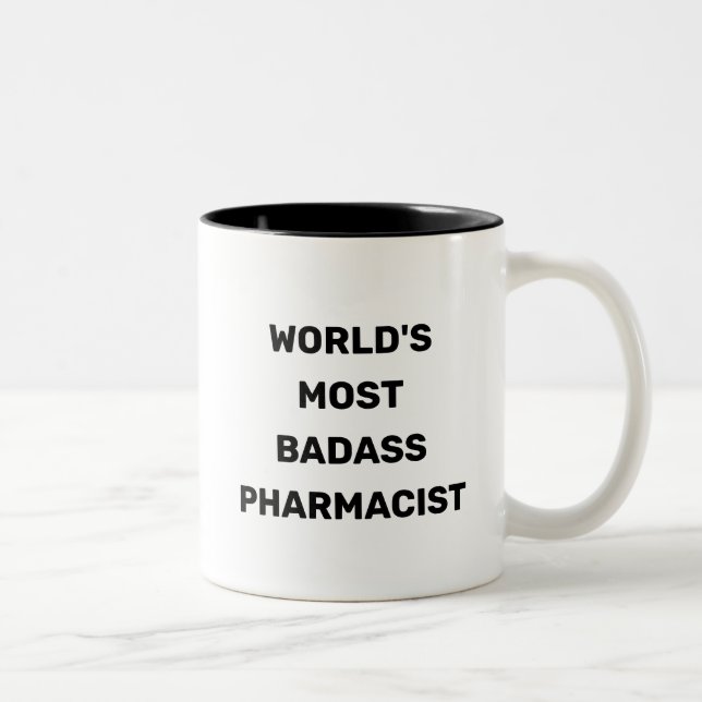 Världens Mest Badass Apotekare Kaffe Mugg (Höger)