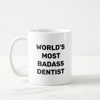 Världens mest Badass-dentist-kaffe Mugg