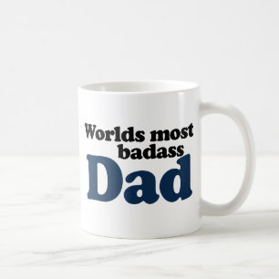 Världens mest Badass Pappa Kaffemugg