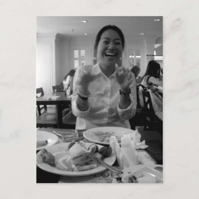 VÄRLDENS MEST BEAUTIFUL WOMAN I vykort (Framsida)