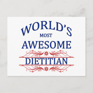 Världens mest dietitiska Fantastisk Vykort