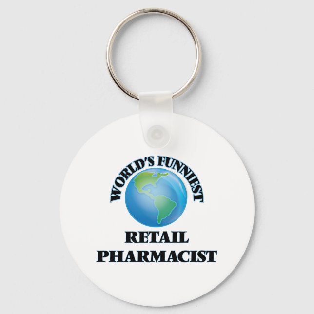 Världens mest erfarna detaljhandelsfarmaceut nyckelring (Framsida)