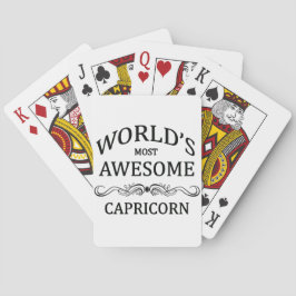 Världens mest Fantastisk-capricorn Spelkort