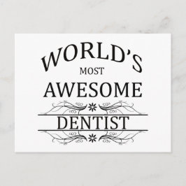 Världens mest Fantastisk-dentist Vykort