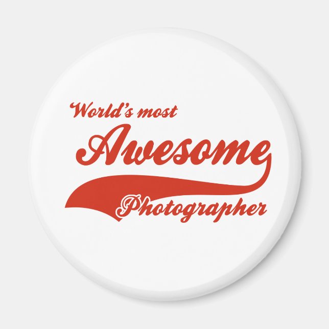Världens mest Fantastisk-fotograf Magnet (Framsidan)
