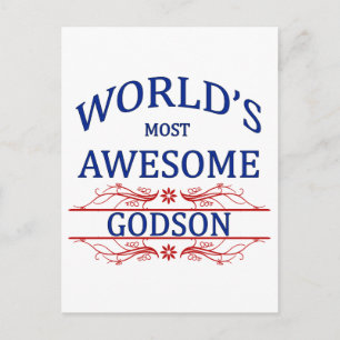 Världens mest Fantastisk-Godson Vykort